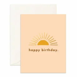 Discount Fox & Fallow Birthday Sun Greeting Card