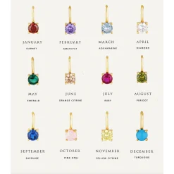 Hot Avant Studio Birthstone Necklace - Gold