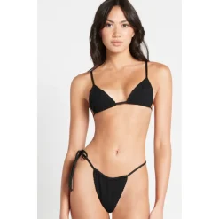 Outlet Bond-Eye Swim Luana Triangle - Black Eco