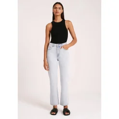 Clearance Nude Lucy Organic Straight Leg Jean - Clear Blue