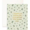 Sale Fox & Fallow Perfect Human Broderie Greeting Card