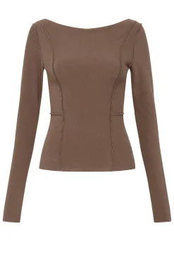 Outlet Nude Lucy Romee Top - Chestnut