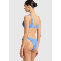 Bond-Eye Swim Scout Crop - Cornflower Floral