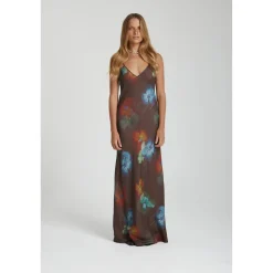 Clearance Summi Summi Siren Dress - Pansy Drip