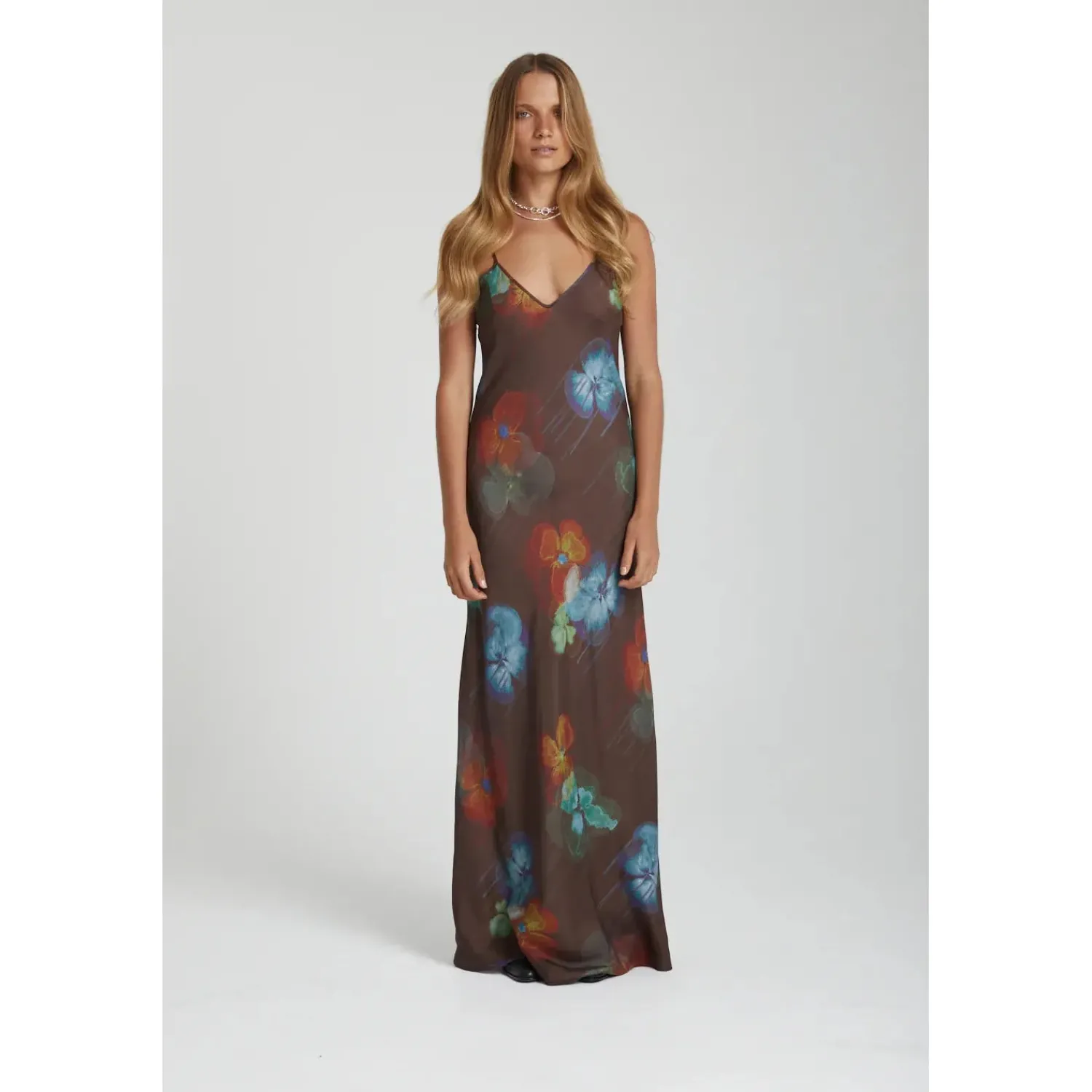 Clearance Summi Summi Siren Dress - Pansy Drip