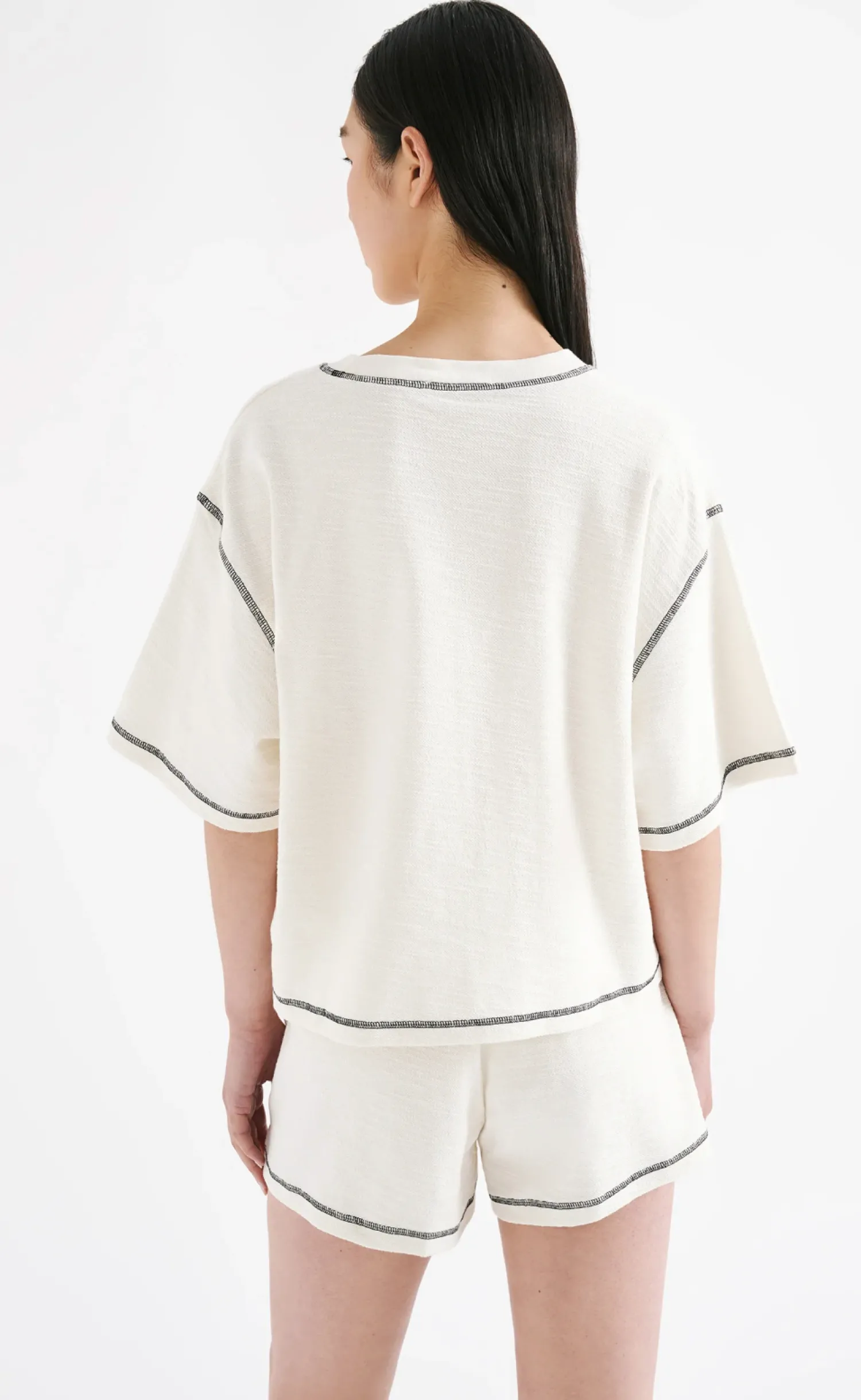 Nude Lucy Sutton Tee - Salt