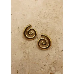 New Love From Lilou Alma Earrings - Gold