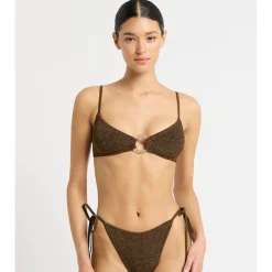 Sale Bond-Eye Swim Anisha Brief - Cocoa Lurex