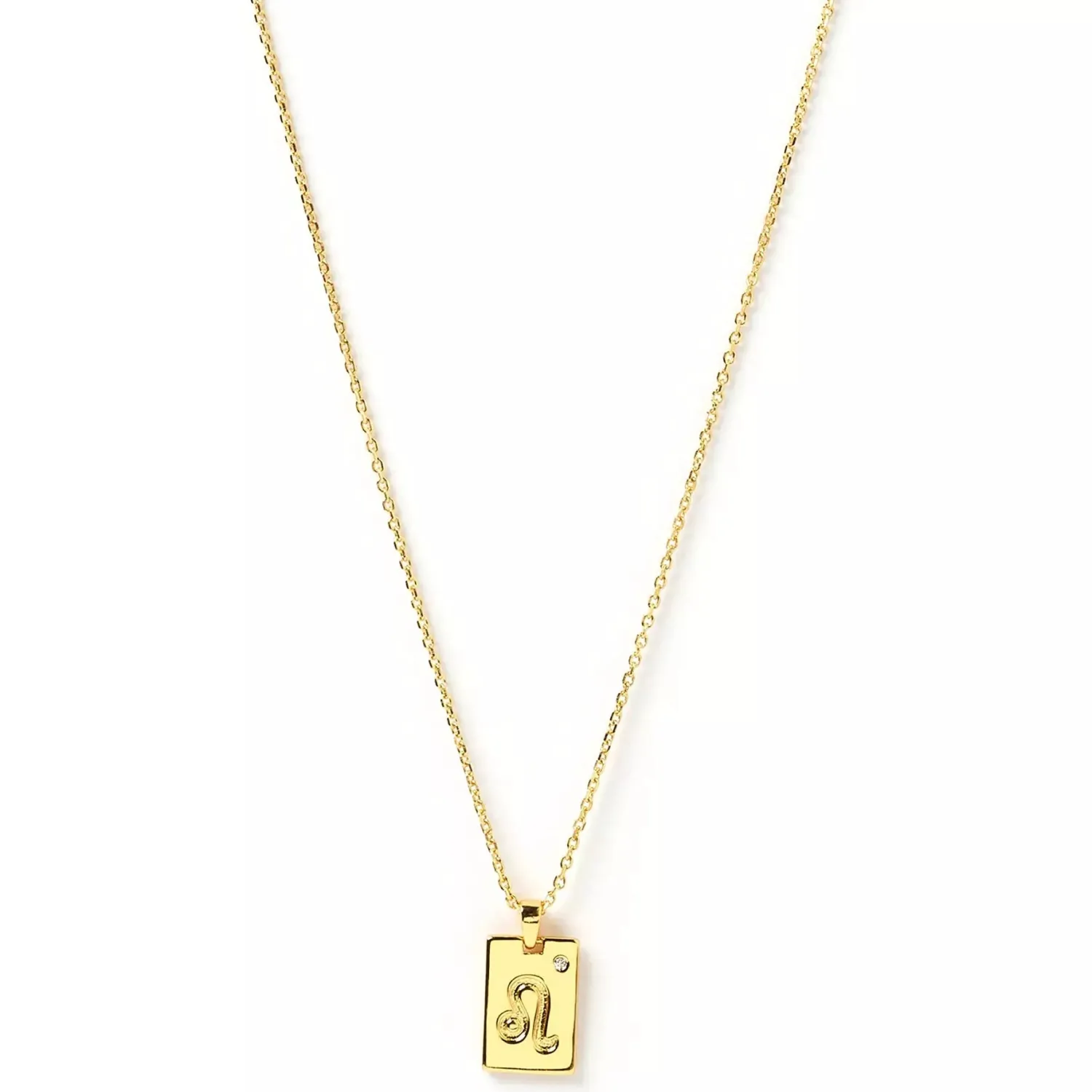 Discount Arms of Eve Zodiac Gold Tag Necklace