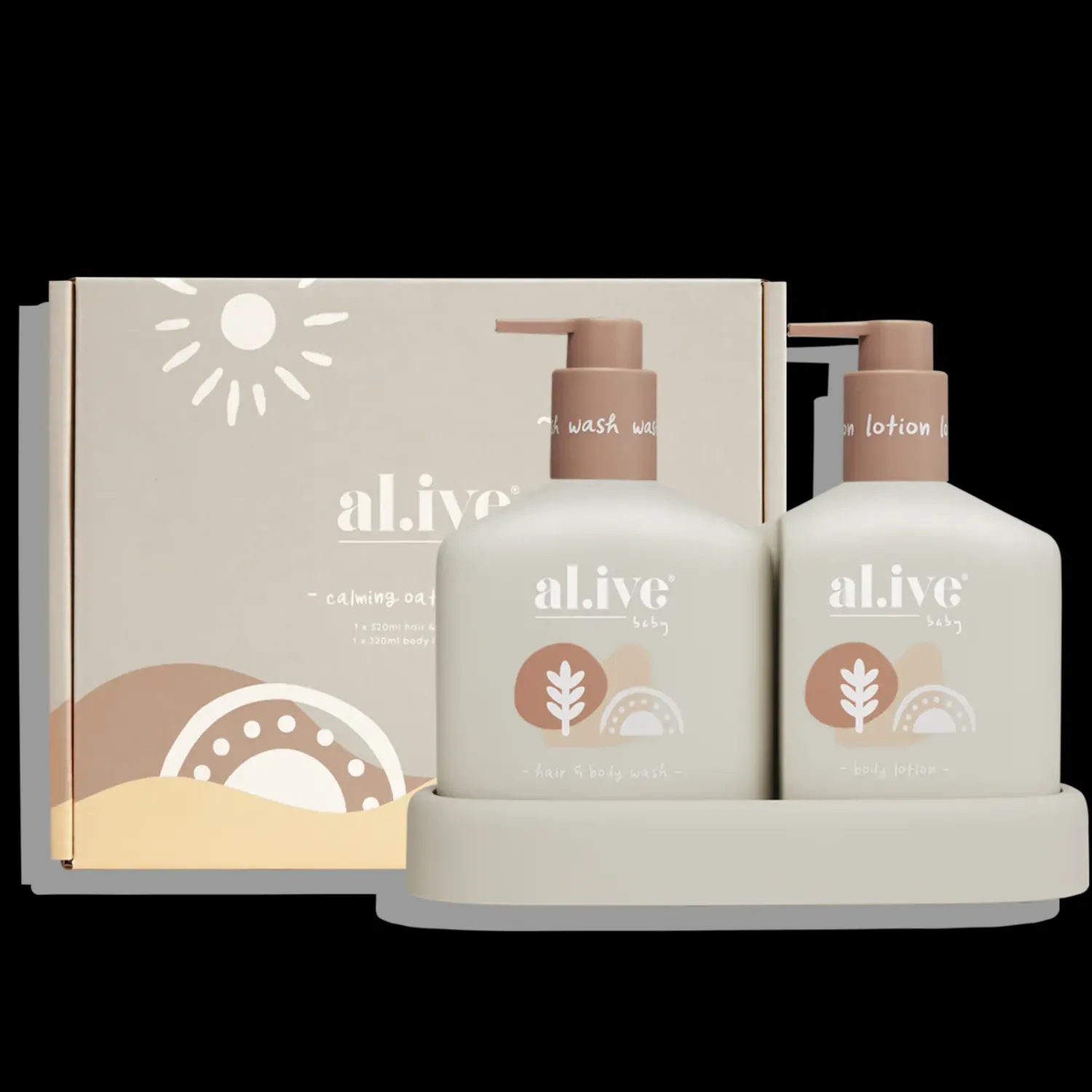 Clearance Al.ive Body Baby Hair & Body Duo - Calming Oatmeal