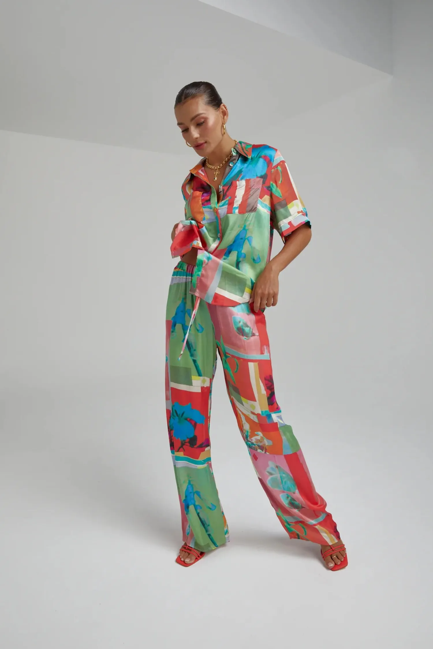 Clearance Summi Summi Big Shirt - Royal Montage