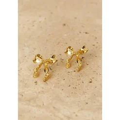 Outlet Love From Lilou Bili Bow Earrings