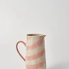 Outlet Jones & Co Cabana Stripe Jug - Pink