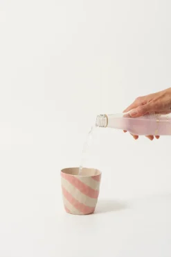 Outlet Jones & Co Cabana Stripe Tumbler - Pink