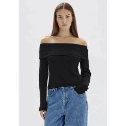 New Assembly Label Cari Off-Shoulder Merino Wool Top