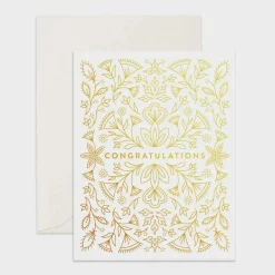 Online Fox & Fallow Congratulations Flower Gold