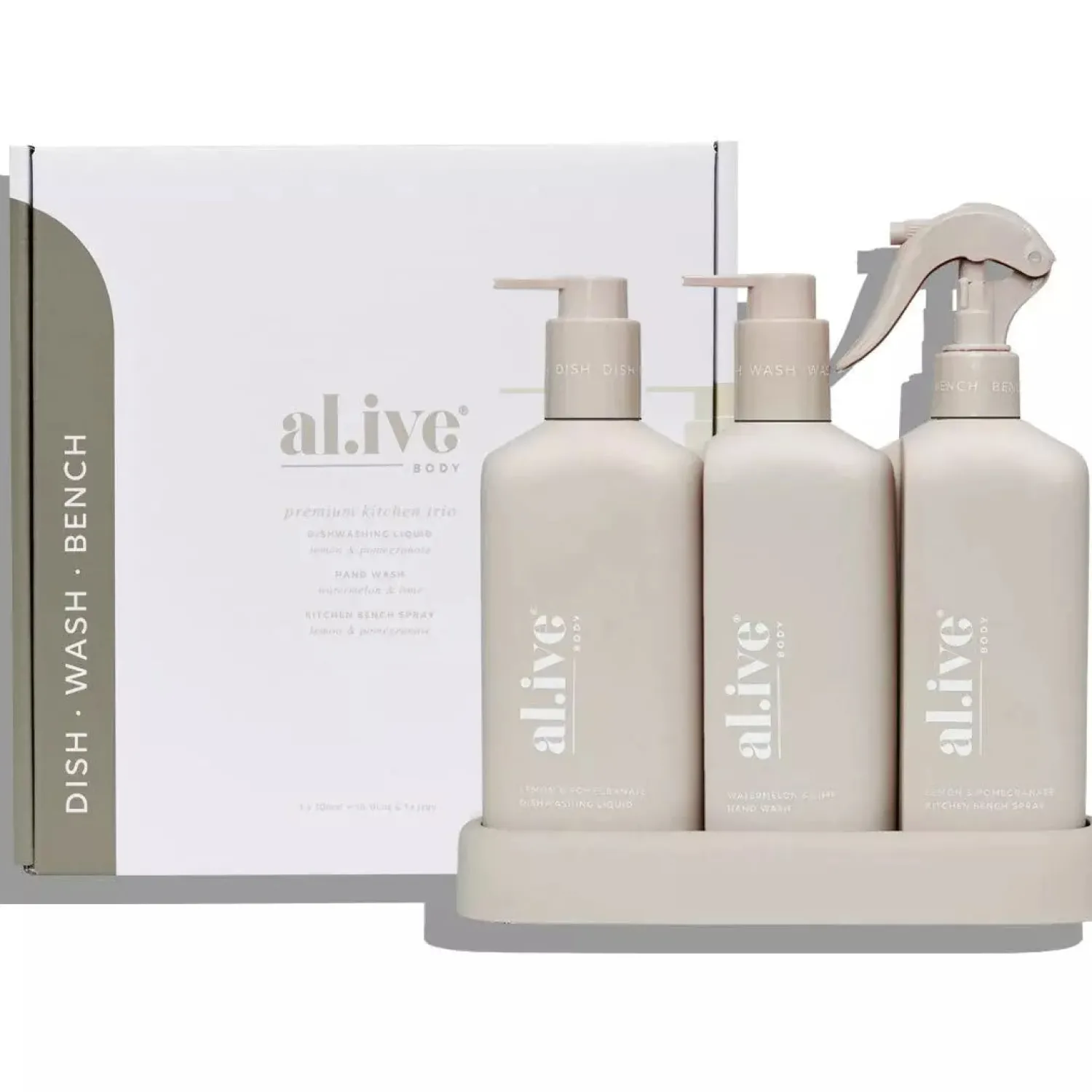 Outlet Al.ive Body Dishwashing, Hand Wash & Bench Spray Kitchen Trio