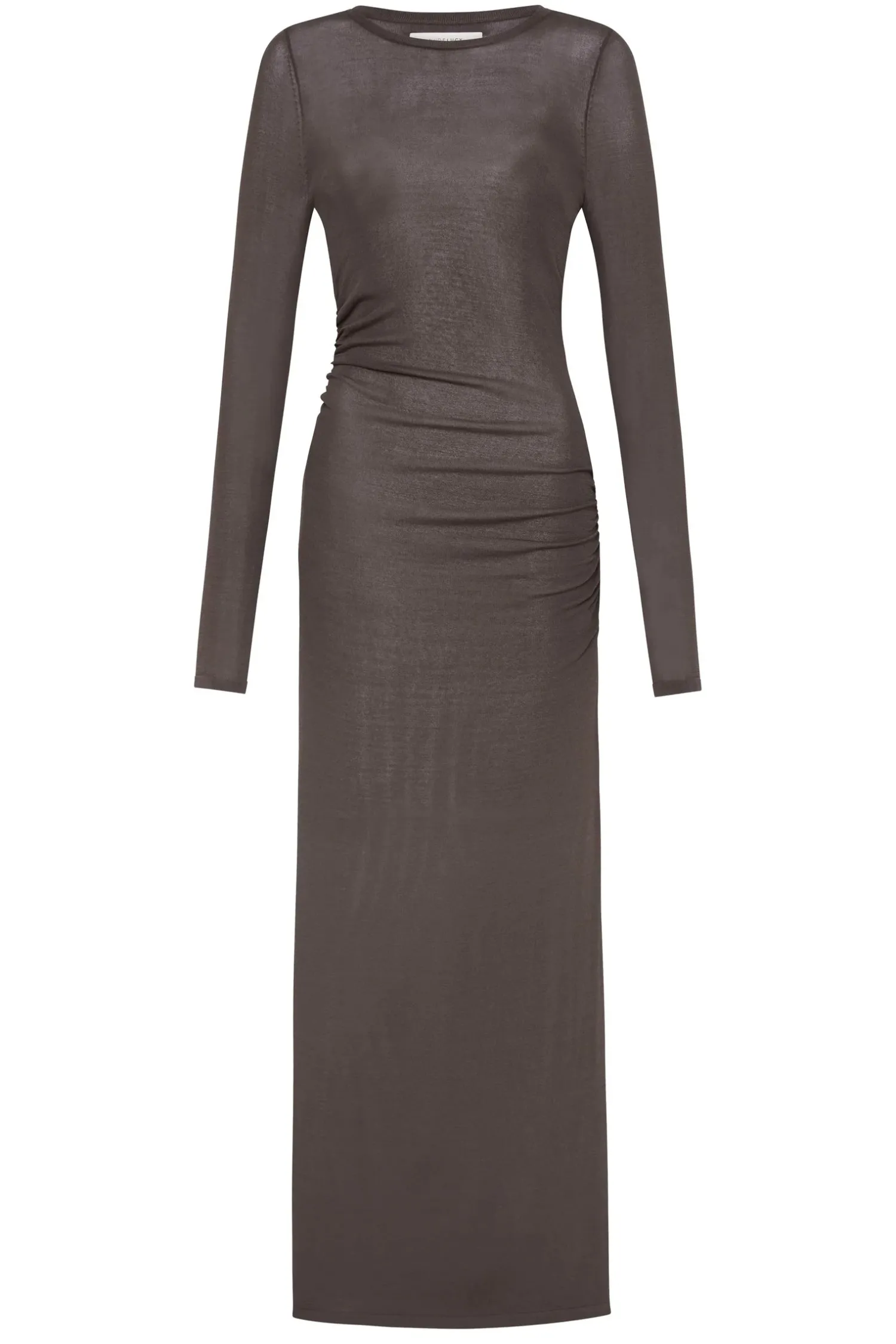 Sale Nude Lucy Evelyn Knit Maxi Dress - Espresso