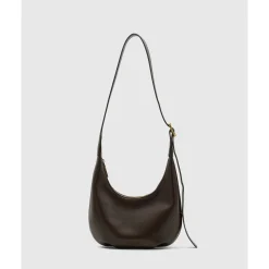 Brie Leon Everyday Croissant Bag Mini - Choc