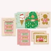 Discount Lauren Sissons Studio Festive Mini Greeting Card Boxed Set - 10 Christmas Holiday