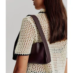 Online Brie Leon Harlow Slouch Mono Baguette Bag - Choc Nappa