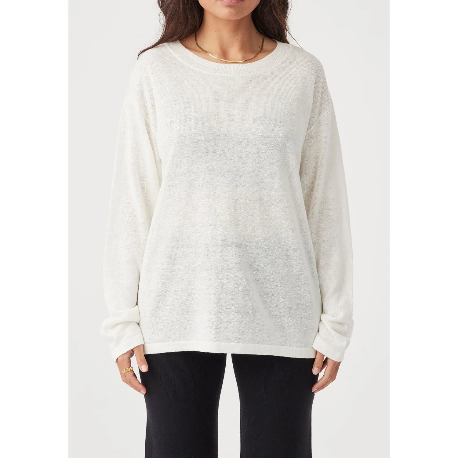Arcaa Movement Hugo Long Sleeve Tshirt - Cream