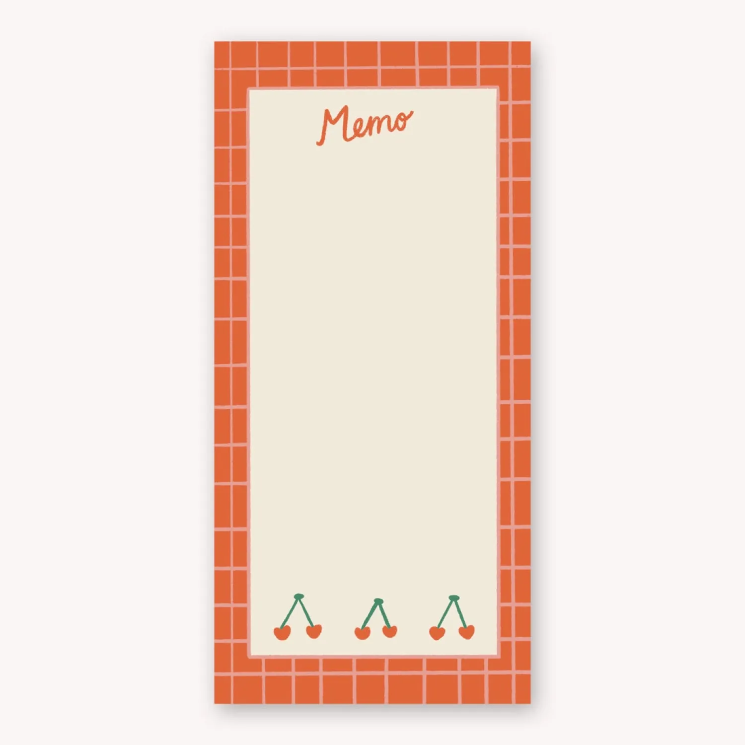Online Lauren Sissons Studio Lauren Sissons Cherry Memo Magnetic Notepade