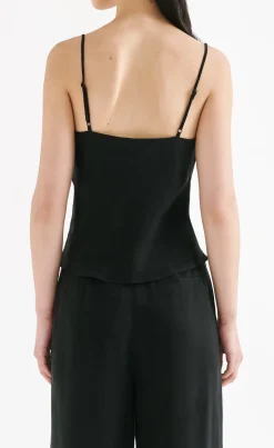 Outlet Nude Lucy Lea Cupro Cami - Black