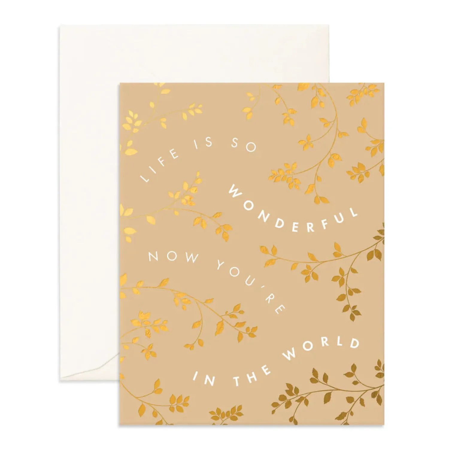 Best Fox & Fallow Life Is Wonderful Vines Greeting Card