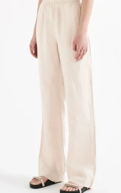 Clearance Nude Lucy Lounge Linen Pant - Pannacotta