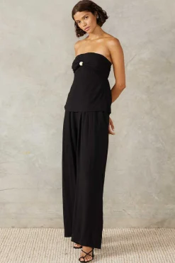 Sale Mon Renn Marseille Strapless Top - Black
