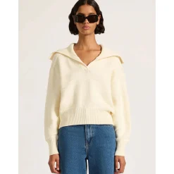 Nude Lucy Addison Rugby Knit - Cloud