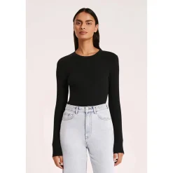 Clearance Nude Lucy Organic Rib LS Tee