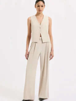 Outlet Nude Lucy Petra Tailored Pant - Dune