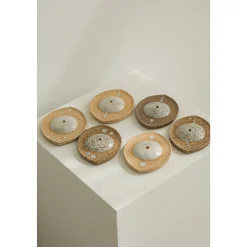 Clearance Rachel Charge Seer Incense Holder - Speckle/white