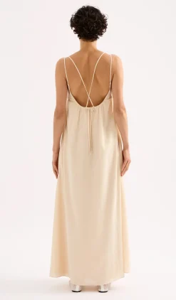 Discount Nude Lucy Stace Maxi Dress - Pannacotta
