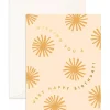 Best Fox & Fallow Sunburst Greeting Card