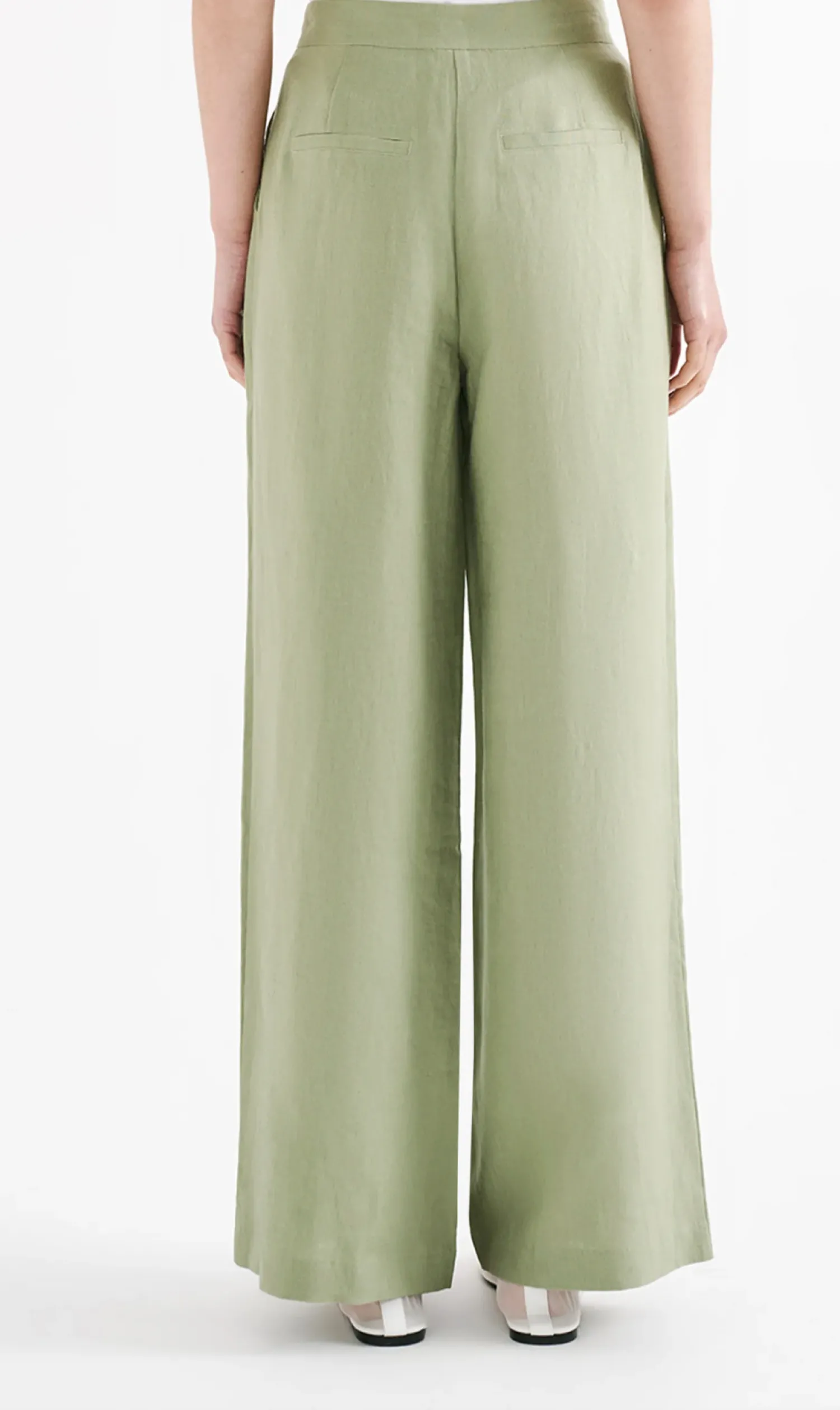 Online Nude Lucy Thilda Linen Pant - Sage