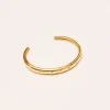 Clearance We Are Emte Twinkle Cuff Bracelet In Gold Plated + Crystal
