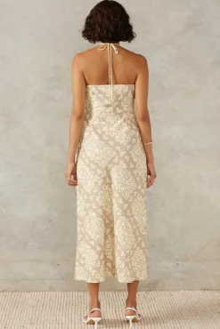 Discount Mon Renn Vacanza Floral Midi Dress