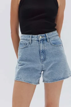 Hot Assembly Label Vintage Denim Short - Light Stone