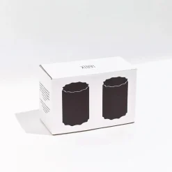 Discount FAZEEK Wave Glass Set Of 2 - Blue
