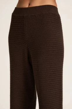 Sale Nude Lucy Willow Crochet Pant - Espresso