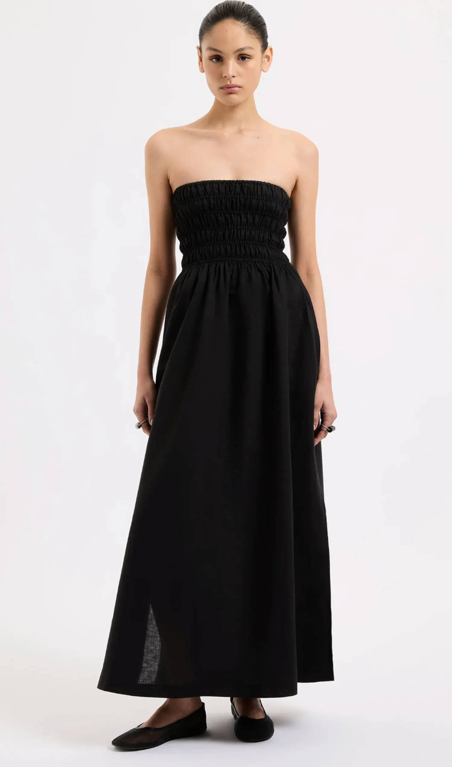 Nude Lucy Zuri Maxi Dress - Black